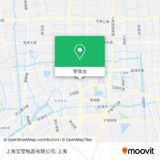 上海宝莹电器有限公司地图
