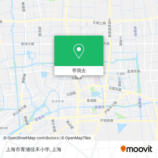 上海市青浦佳禾小学地图