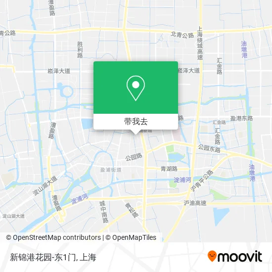 新锦港花园-东1门地图