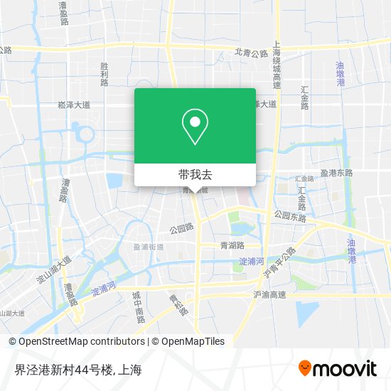 界泾港新村44号楼地图