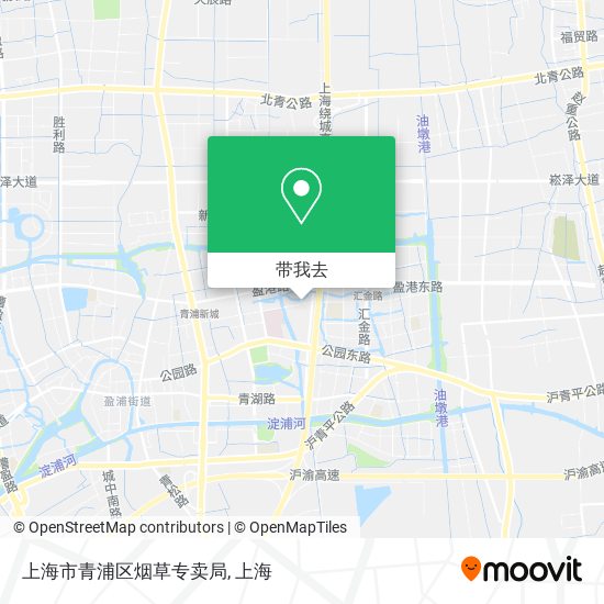 上海市青浦区烟草专卖局地图