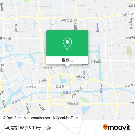 华浦路268弄8-10号地图