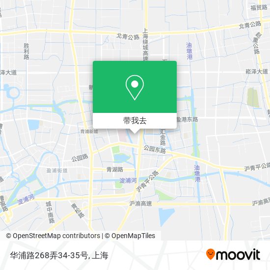 华浦路268弄34-35号地图