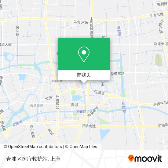 青浦区医疗救护站地图