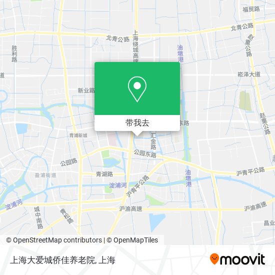 上海大爱城侨佳养老院地图