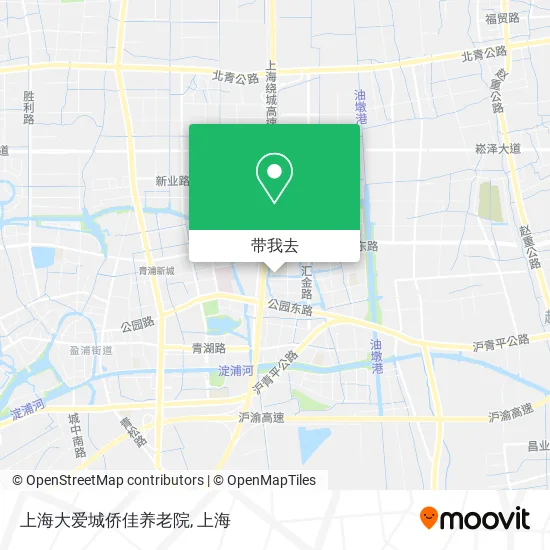 上海大爱城侨佳养老院地图