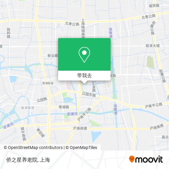 侨之星养老院地图