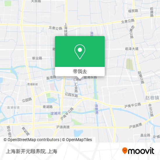 上海新开元颐养院地图