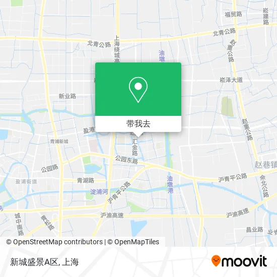 新城盛景A区地图