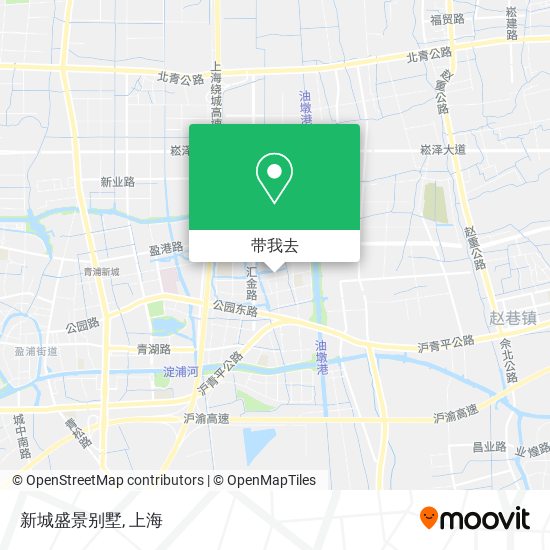 新城盛景别墅地图