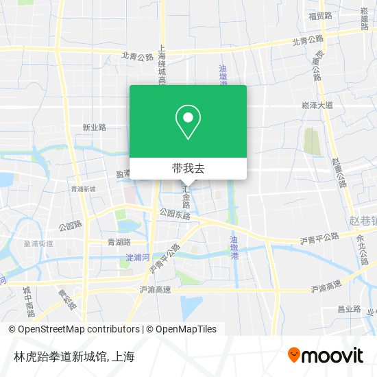 林虎跆拳道新城馆地图