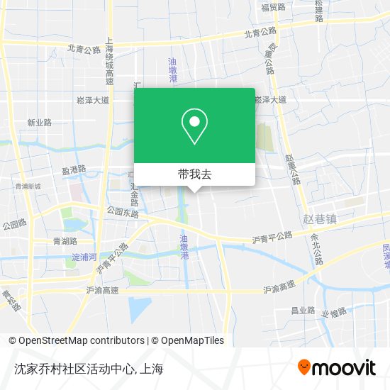 沈家乔村社区活动中心地图