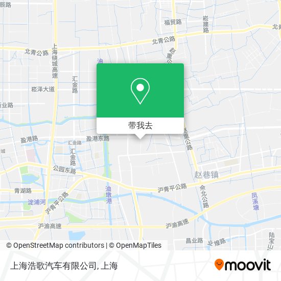 上海浩歌汽车有限公司地图