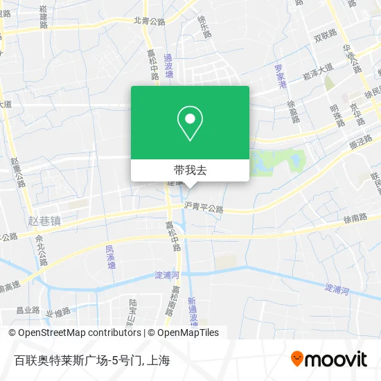 百联奥特莱斯广场-5号门地图
