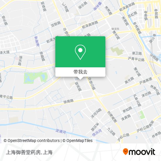 上海御善堂药房地图