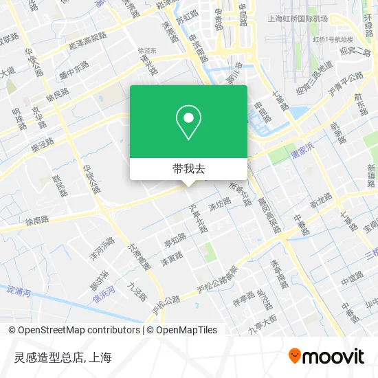 灵感造型总店地图