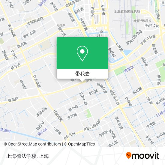 上海德法学校地图
