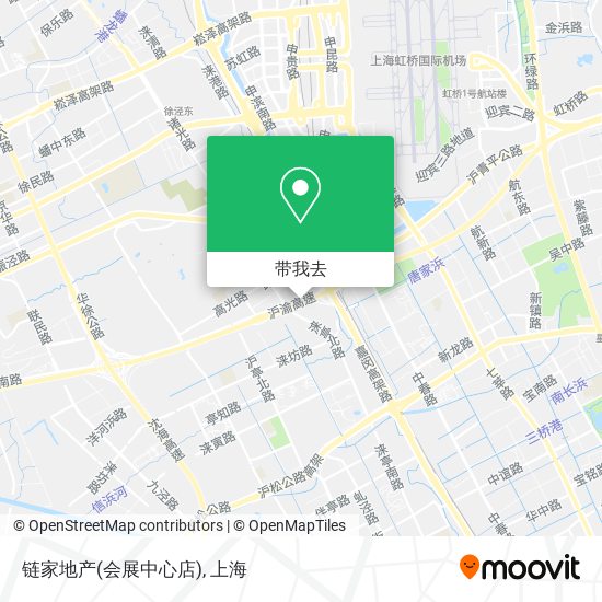 链家地产(会展中心店)地图