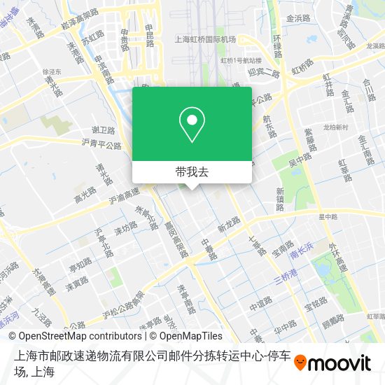 上海市邮政速递物流有限公司邮件分拣转运中心-停车场地图