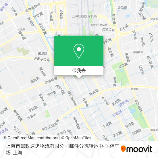 上海市邮政速递物流有限公司邮件分拣转运中心-停车场地图