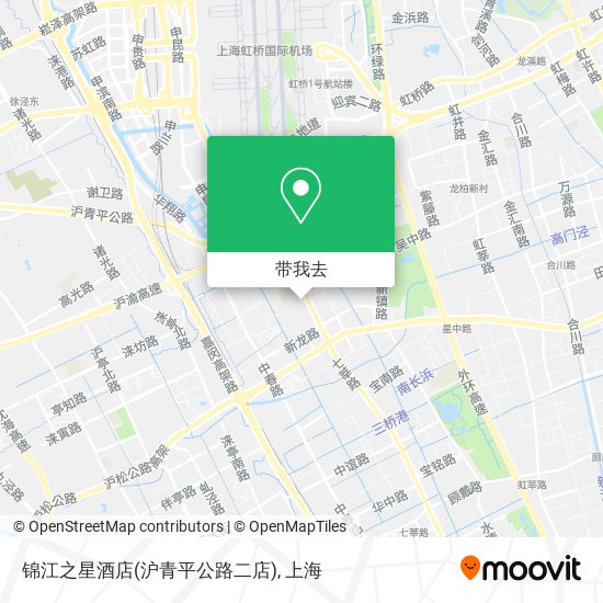 锦江之星酒店(沪青平公路二店)地图