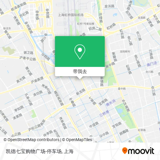 凯德七宝购物广场-停车场地图
