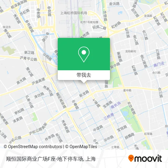 顺恒国际商业广场F座-地下停车场地图