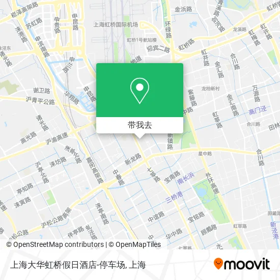 上海大华虹桥假日酒店-停车场地图
