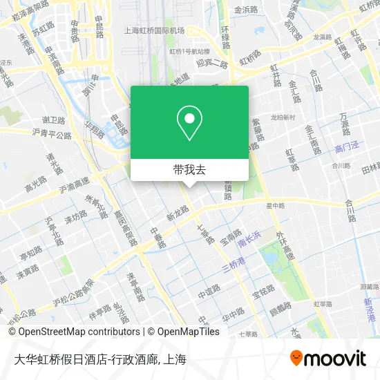 大华虹桥假日酒店-行政酒廊地图