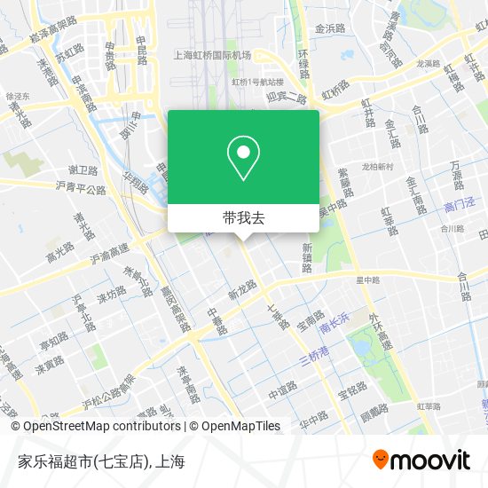 家乐福超市(七宝店)地图