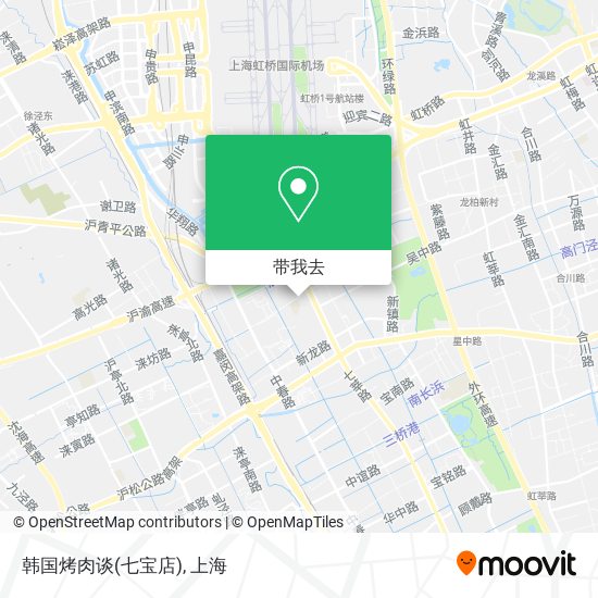 韩国烤肉谈(七宝店)地图