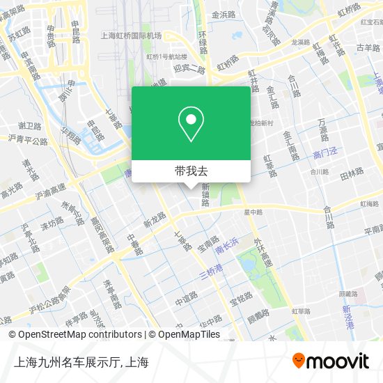 上海九州名车展示厅地图