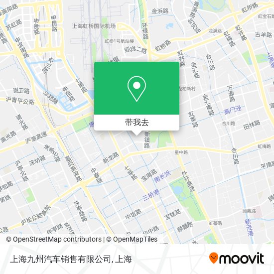 上海九州汽车销售有限公司地图