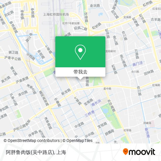 阿胖鲁肉饭(吴中路店)地图