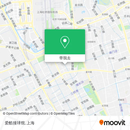 爱酷撞球馆地图