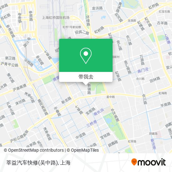 莘益汽车快修(吴中路)地图