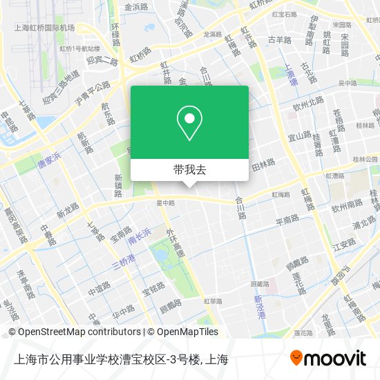 上海市公用事业学校漕宝校区-3号楼地图