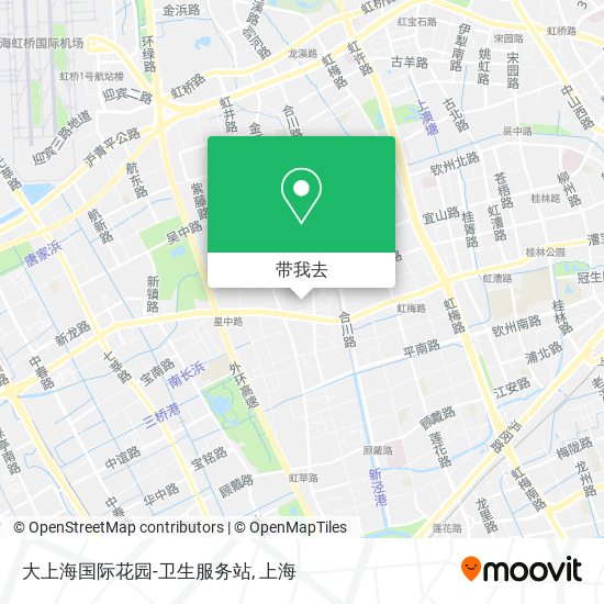 大上海国际花园-卫生服务站地图