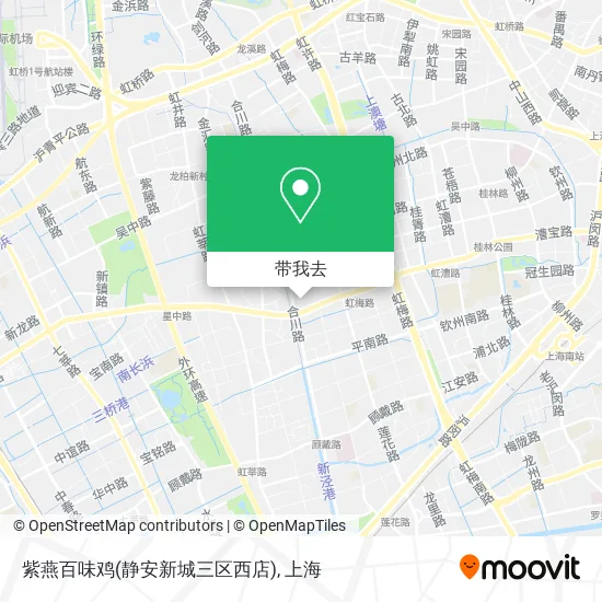 紫燕百味鸡(静安新城三区西店)地图