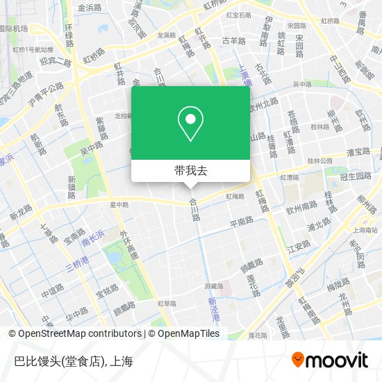 巴比馒头(堂食店)地图