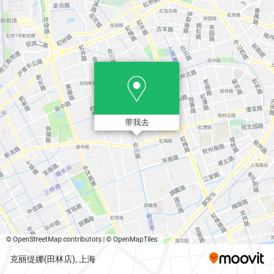 克丽缇娜(田林店)地图