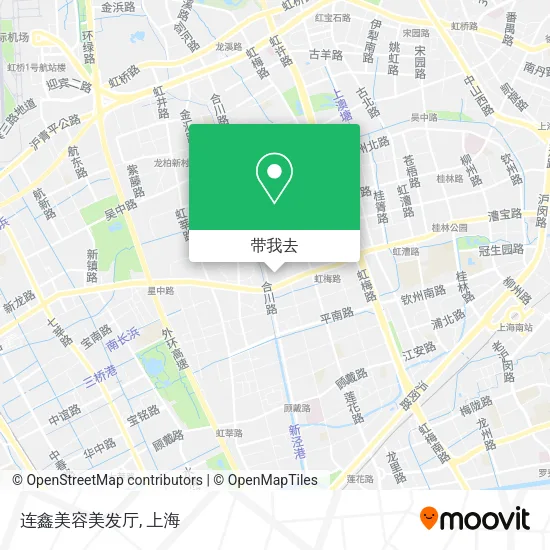 连鑫美容美发厅地图