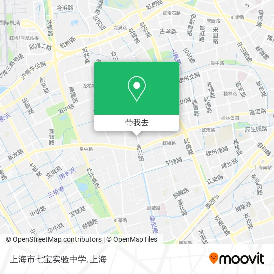 上海市七宝实验中学地图