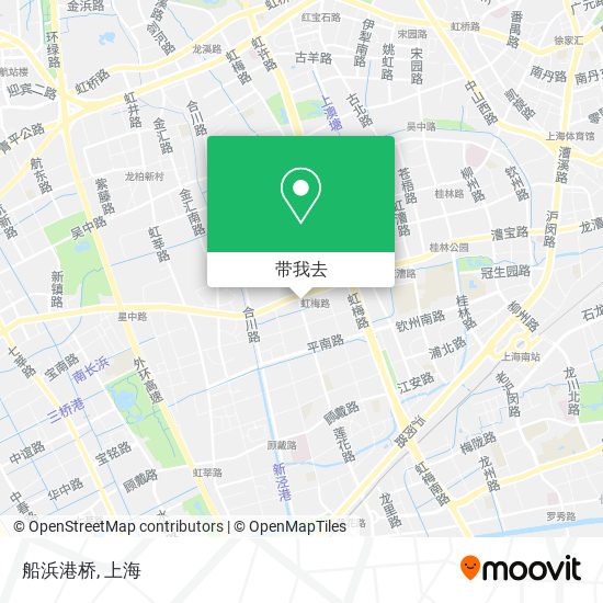 船浜港桥地图