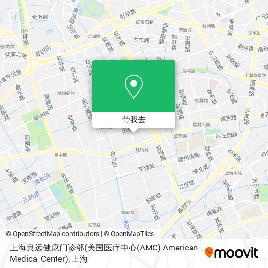 上海良远健康门诊部(美国医疗中心(AMC) American Medical Center)地图