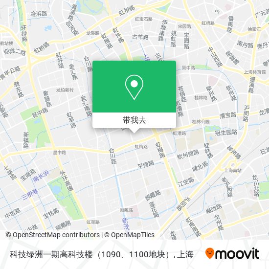 科技绿洲一期高科技楼（1090、1100地块）地图
