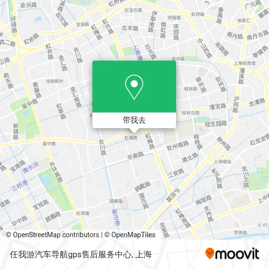 任我游汽车导航gps售后服务中心地图