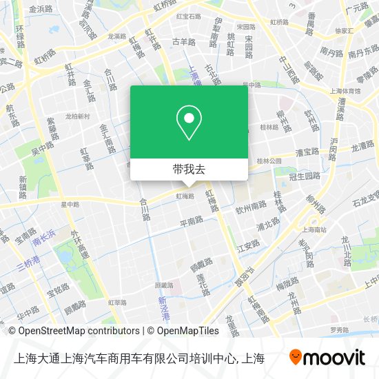上海大通上海汽车商用车有限公司培训中心地图