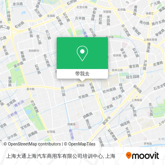 上海大通上海汽车商用车有限公司培训中心地图
