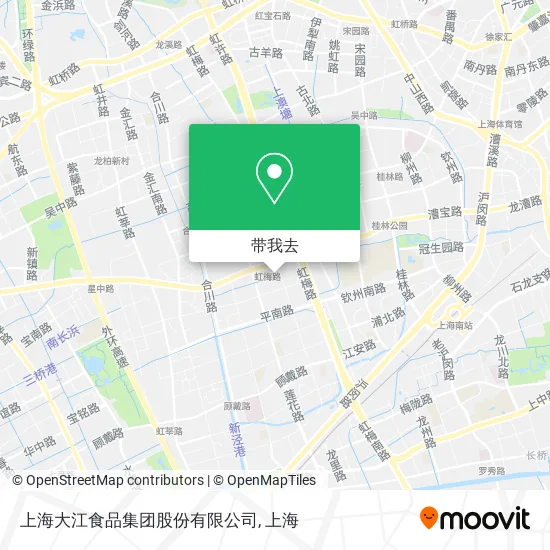 上海大江食品集团股份有限公司地图